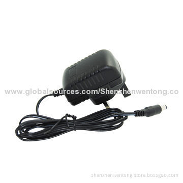 6W BS Plug Wallmount AC/DC Adapters, 1.8M DC Cord, 5.5*2.1mm Connection